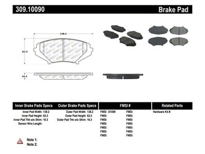 StopTech Performance 04-07 RX-8 Front Pads - 309.10090