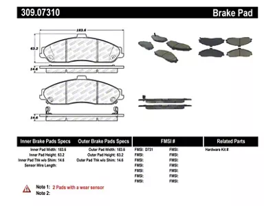 StopTech Performance 04-08 Cadillac XLR/XLR-V / 97-10 Corvette / 05-06 - 309.07310