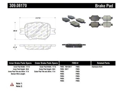 StopTech Performance 05-08 Scion tC/ 01-05 Celica GT/ 00-05 Celica - 309.08170