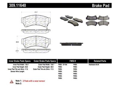 StopTech Performance 06-10 Ford Fusion / 07-10 Lincoln MKZ / - 309.11640