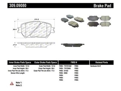 StopTech Performance 06 Lexus GS / 09-10 IS Front Brake - 309.09080