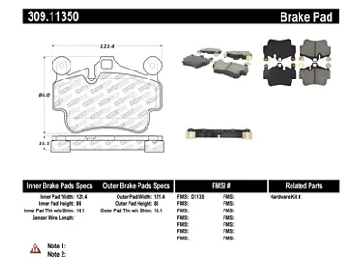 StopTech Performance 09-10 Porsche Boxster / 08-10 Boxster S/Cayman / - 309.11350