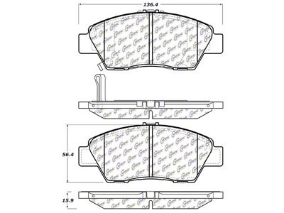 StopTech Performance 09-17 Honda Fit Front Brake Pads - 309.13940