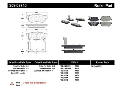 StopTech Performance 90-01 Integra exc. Type R /90-93 Civic EX Coupe - 309.03740