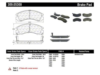 StopTech Performance 93-99 Eagle Talon 4WD / 92-04 Mitsubishi Diamante - 309.05300
