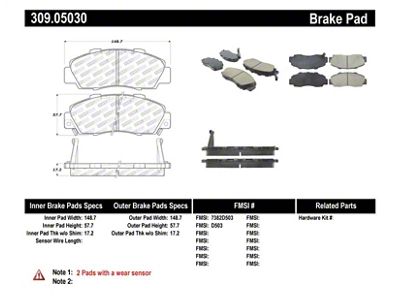 StopTech Performance 97-99 Acura CL/ 97-01 Integra Type R/91-95 Legend/91-05 - 309.05030