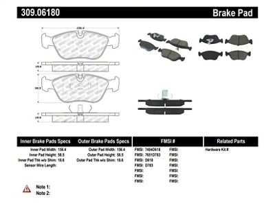 StopTech Performance 98-04 Volvo S60/98-00 S70/98-00 V70/93-97 850 Series Front - 309.06180