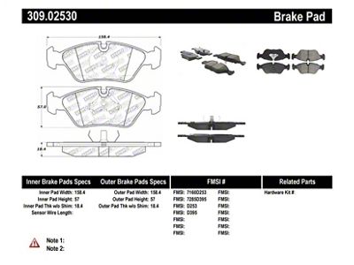 StopTech Performance Brake Pads - 309.02530