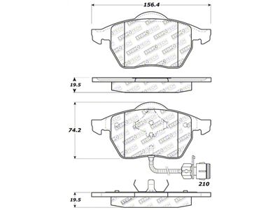 StopTech Performance Brake Pads - 309.05550