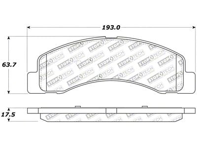 StopTech Performance Brake Pads - 309.07560