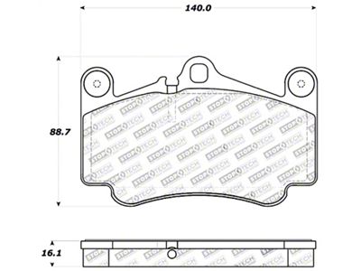 StopTech Performance Brake Pads - 309.07850