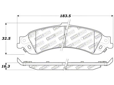 StopTech Performance Brake Pads - 309.08340
