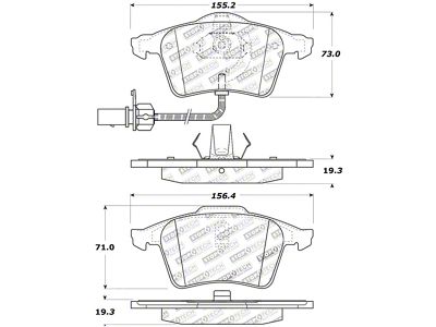 StopTech Performance Brake Pads - 309.09150