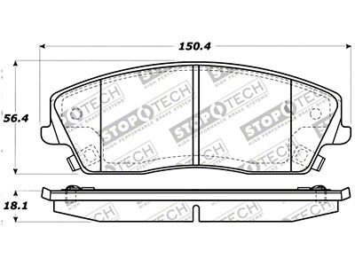 StopTech Performance Brake Pads - 309.10560