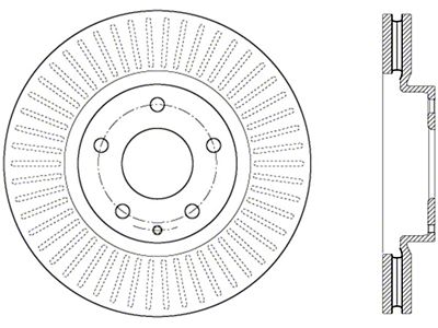 StopTech Performance Front Left Brake Rotor - 128.45084L