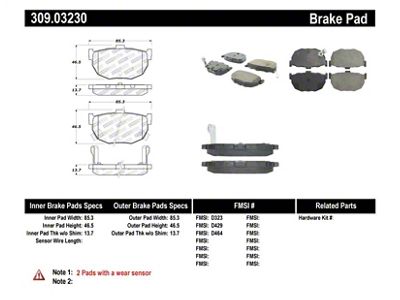 StopTech Performance Hyundai Elantra/Tiburon / Kia Spectra / Nissan Maxima/Stanza - 309.03230