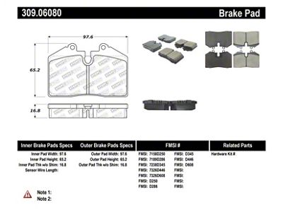 StopTech Performance Pad - 309.06080