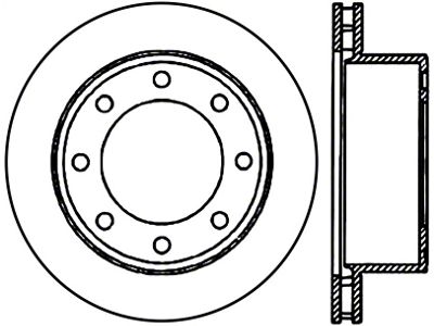 StopTech Power Slot 00-05 Ford Excursion / 01-04 F250 2WD/4WD - 126.65071CSR