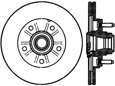 StopTech Power Slot 01-03 Ford F150 5 Lug Front Left - 126.65080CSL