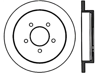 StopTech Power Slot 01-03 Ford F150 5 Lug Rear Left - 126.65085CSL