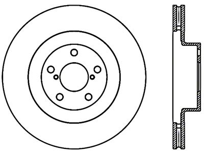 StopTech Power Slot 02-10 WRX CRYO Front Right Rotor Special - 126.47018CSR