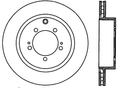 StopTech Power Slot 03-06 Evo 8 & 9 Cryo Slotted - 126.46065CSR