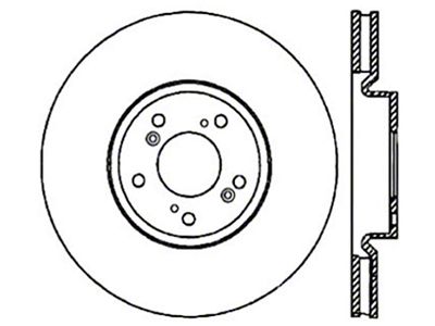 StopTech Power Slot 04-08 Accura TL Brembo Caliber Front Right - 126.40062CSR