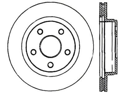 StopTech Power Slot 04-09 Dodge Durango / 02-05 Ram 1500 - 126.67053CSL