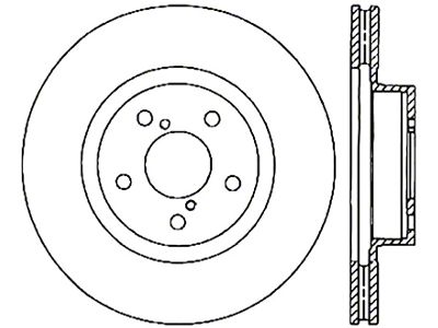 StopTech Power Slot 05-08 LGT Front Left CRYO Slotted Front - 126.47024CSL