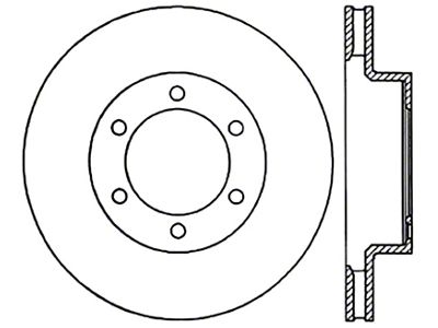 StopTech Power Slot 05-09 Toyota Tacoma/03-09 4 Runner Slotted Right - 126.44129CSR
