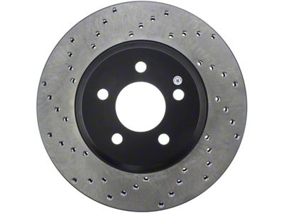 StopTech Power Slot 05-10 Mustang GT V8-4.6L Front Right Drilled - 128.61086R