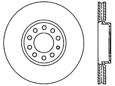 StopTech Power Slot 05-10 VW Jetta except Wagon Front Right - 126.33110CSR