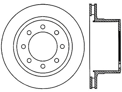 StopTech Power Slot 06-08 Dodge Ram 1500 / 03-08 Ram - 126.67062CSR