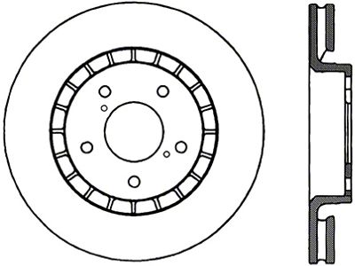 StopTech Power Slot 06-11 Lexus GS Series / 06-12 IS - 127.44137R