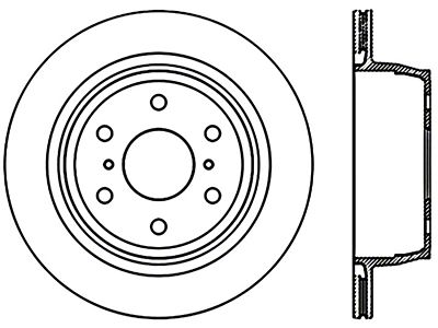 StopTech Power Slot 07-09 Cadillac Escalade / 07-09 Chevy Avalanche - 126.66065CSL