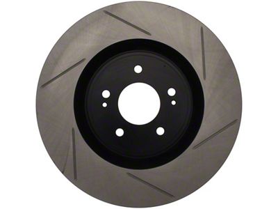 StopTech Power Slot 08-09 Evo 10 Slotted Left Front Rotor - 126.46076SL