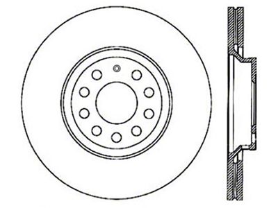 StopTech Power Slot 09 VW CC Passat CC / 06-09 - 126.33113CSL
