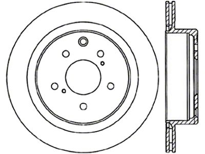 StopTech Power Slot 6/89-96 Nissan 300ZX Slotted & Drilled Right - 127.42047R