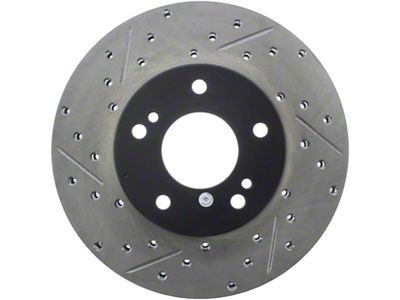 StopTech Power Slot 6/89-96 Nissan 300ZX Slotted & Drilled Right - 127.42050R