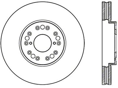 StopTech Power Slot 93-05 Lexus GS Series / 00-05 IS300 - 126.44083CSL