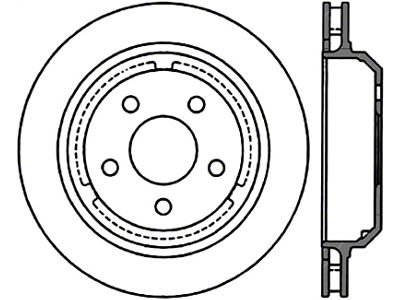 StopTech Power Slot 98-02 Chevy/Pontiac Camaro/Firebird Slotted Left Rear CRYO - 126.62065CSL