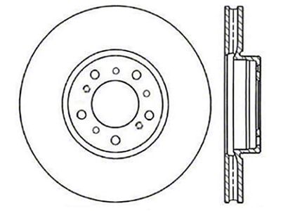 StopTech Power Slot BMW E46 Front Left Cryo Slotted Rotor - 126.34058CSL