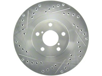 StopTech Select Sport 03-08 Subaru Forester Sport Slotted and Drilled - 227.47018R