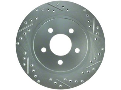 StopTech Select Sport 05-10 Ford Mustang GT Slotted and Drilled - 227.61087L