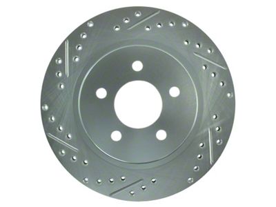 StopTech Select Sport 05-10 Ford Mustang GT Slotted and Drilled - 227.61087R
