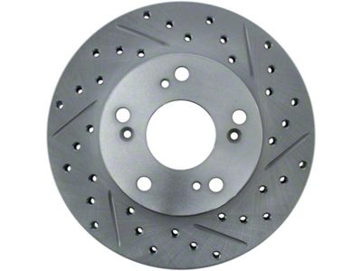 StopTech Select Sport 06-11 Honda Civic DX/EX/LX Slotted and Drilled - 227.40056L