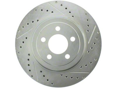StopTech Select Sport 10-14 Dodge Challenger Drilled and Slotted Front - 227.63061L
