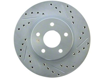 StopTech Select Sport 13-15 Subaru BRZ Slotted / Drilled Left - 227.47012L