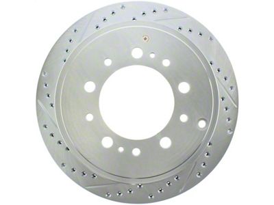 StopTech Select Sport 13-17 Toyota Land Cruiser Drilled / Slotted - 227.44157R