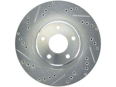 StopTech Select Sport Nissan Slotted and Drilled Right Front Rotor